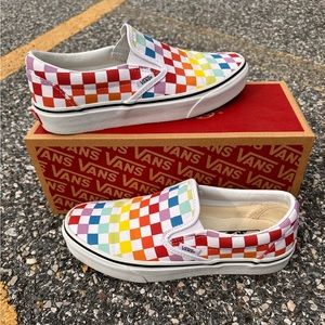 VANS Slip-On Checkered Skate Shoes
